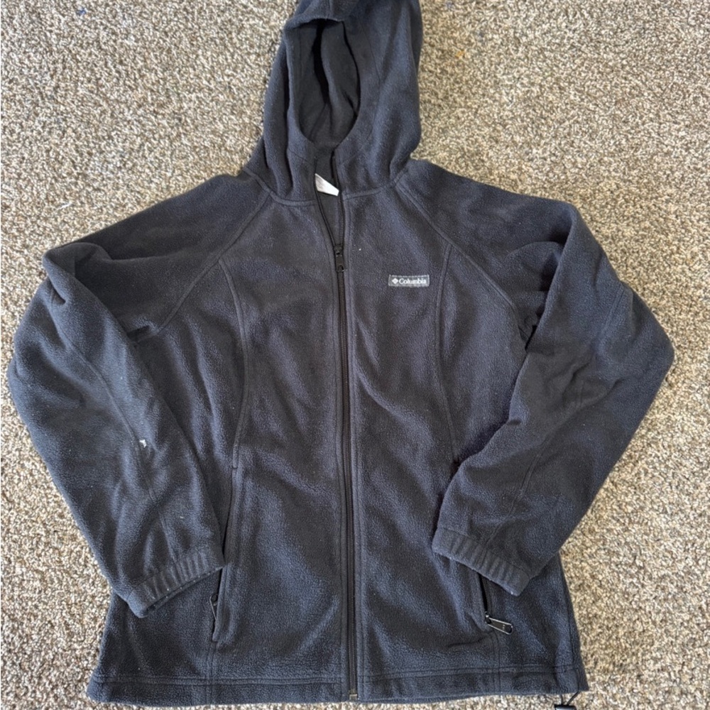 Columbia Black Full-Zip Fleece Jacket